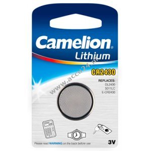 Lithium Knoopcel Camelion CR2430 1 per Blister