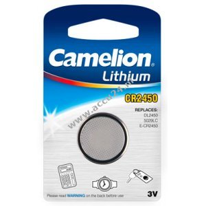 Lithium Knoopcel Camelion CR2450 1 per Blister