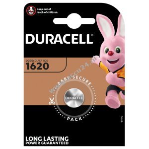 Lithium knoopcel Duracell DL1620 / CR1620 1er blaar
