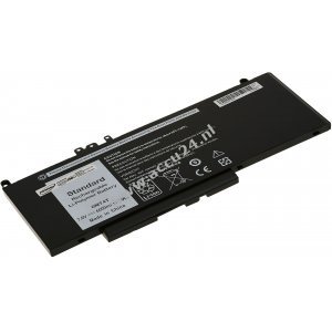 Batterij voor laptop Dell Breedtegraad E5470 / type 6MT4T