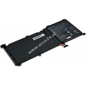 Batterij voor Laptop Asus G501 / N501JW-1B / Type C41N1416