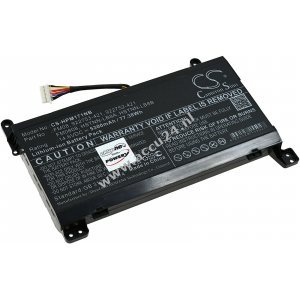 Batterij geschikt voor Laptop HP Omen 17-an005tx, 17-an029ng, Type TPN-Q195 (12 Stiftconnector)
