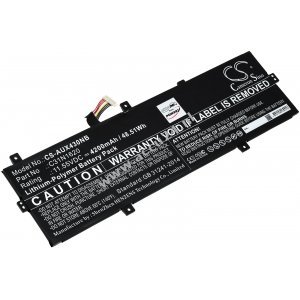 Batterij geschikt voor Laptop Asus ZenBook UX430UA-GV265T, UX430UA-GV272T, Type C31N1620