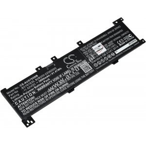 Batterij geschikt voor Laptop Asus X705, Vivo book 17, Type B31N1635