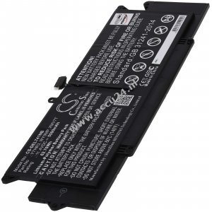 Accu geschikt voor Laptop Dell Latitude 7410 Type WY9MP