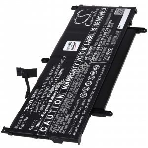 Batterij geschikt voor Laptop Dell Latitude 15 9510 Latitude 15 9520 Type N7HT0