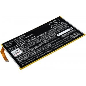 Batterij geschikt voor Tablet Lenovo Yoga Smart Tab, YT-X705F, Type L19D2P32