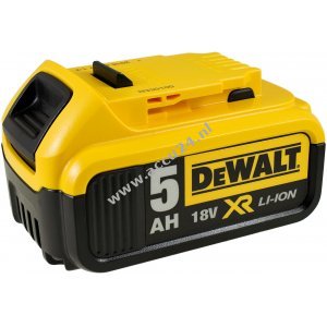 Accu voor Dewalt 18V DCB184 voor XR accu-machines 5,0Ah Li-Ion