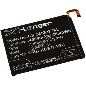 Batterij geschikt voor mobiele telefoon, Smartphone Samsung Galaxy S10 5G, SM-G977, type EB-BG977ABU en anderen.