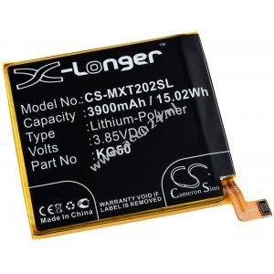 Batterij geschikt voor mobiele telefoon, smartphone Motorola Moto One Hyper, XT2027-2, type KG50 e.a.