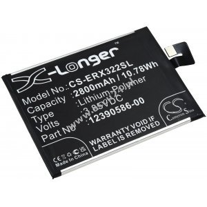 Batterij geschikt voor mobiele telefoon, smartphone Sony Xperia 10 Plus, i4213, type 12390586-00