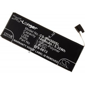 Accu voor Apple iPhone 5/ Typ 616-06116-0611