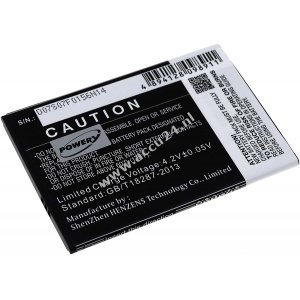 Accu voor Mobistel Cynus T7 / Type BTY26186 2600mAh