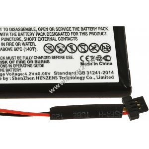 Batterij geschikt voor GPS Navigatie TomTom V3 / N14644 / Type 6027A0093901 en anderen