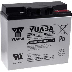 YUASA Lood Accu voor Electrische Rolstoel Shoprider Dasher 9