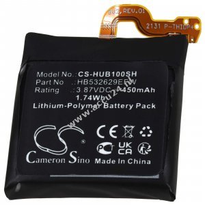 Batterij geschikt voor Smartwatch Huawei Watch GT 3 SE Watch GT Runner Type HB532629EFW