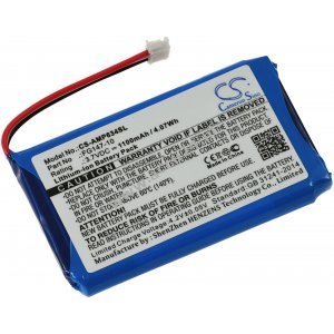 Batterij voor Universal afstandsbediening AMX Mio Modero / type MIO-RBP