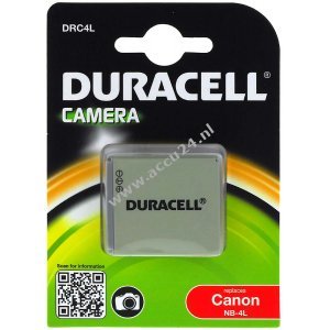 Duracell Accu DRC4L fr Canon Type NB-4L