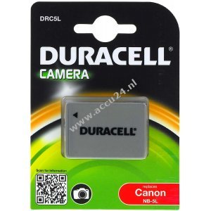 Duracell Accu DRC5L fr Canon Type NB-5L