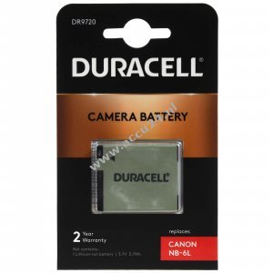 Duracell Accu DR9720 fr Canon Type NB-6L