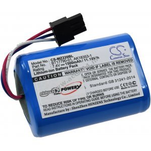 Batterij geschikt voor mobiele printer Zebra MZ220, MZ320, type M3I-0UB00000-03 e.a.