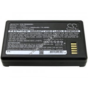 Voedingsbatterij geschikt voor landmeetapparaat Trimble S3, S5, S6, type 79400