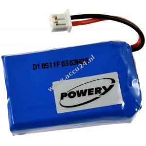 Batterij voor trainer op afstand (ontvanger) Hondenhalsband Dogtra Rand / Rand RT / Type BP-74RE (niet origineel)