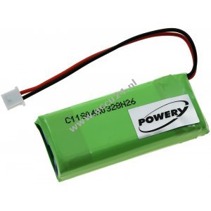 Batterij voor de zender van de hondentrainer Dogtra 1900S / 2300NCP / ARC 800 / Type BP74T2