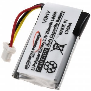 Batterij geschikt voor videodeurbel Nest Hello NC5100US C1241290 type 1ICP7/17/26