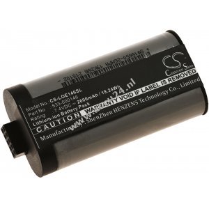 Batterij geschikt voor luidsprekers Logitech Ultimate Ears Boom 3, 984-001362, type 533-000146 en andere.