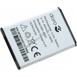 Doro Batterij voor 603x / 605x / 65xx / 551x / 503x / 66x / Type DBC-800D