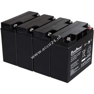 FirstPower Lood-Gel Accu voor USV APC Smart-UPS XL 3000 12V 18Ah VdS