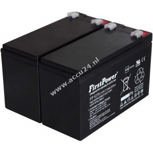 FirstPower Lood-Gel Accu voor USV APC RBC5 7Ah 12V