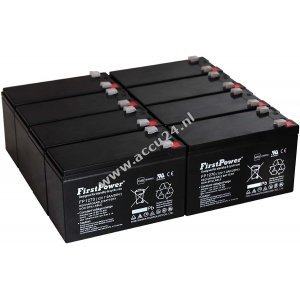 FirstPower Lood-Gel Accu voor USV APC RBC105 7Ah 12V