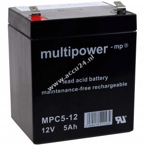 Loodbatterij (multipower) MPC5-12 cyclus bestendig