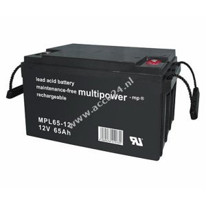 Loodbatterij (multipower) MPL65-12I Vds