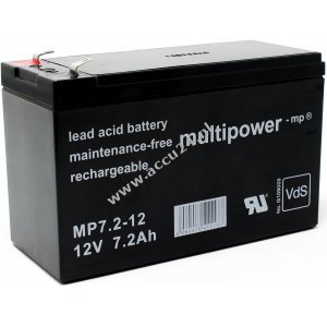 Loodbatterij (multipower ) MP7.2-12 Vds
