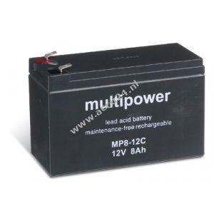 Loodbatterij (multipower) MPC8-12 cyclus bestendig