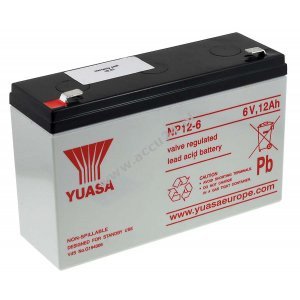 YUASA Loodaccu NP12-6 Vds