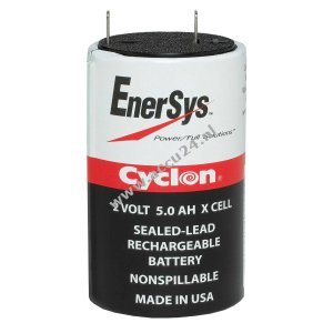 Enersys / Hawker Loodbatterij, loodcel X Cyclon 0800-0004 2V 5.0Ah