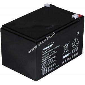 Powery Lood gel batterij 12Ah 12V
