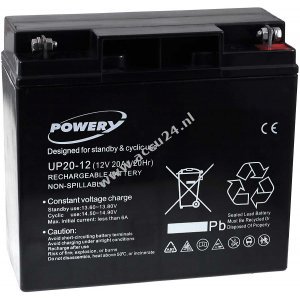 Powery Loodgelbatterij 12V 20Ah