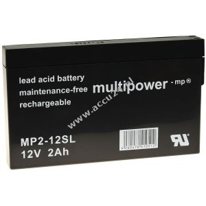 Loodaccu (multipower) MP2-12SL 12V