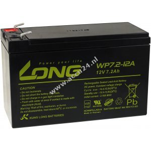 KungLong Loodbatterij WP7.2-12A F2 VdS