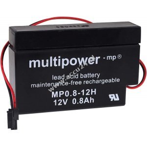 Loodbatterij (multipower ) MP0,8-12H voor Home & House shutters