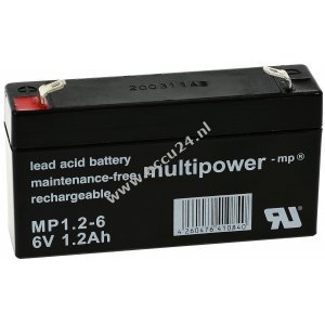 Loodbatterij (multipower) MP1,2-6 VdS