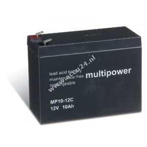 Loodbatterij (multipower) MP10-12C cyclusbestendig