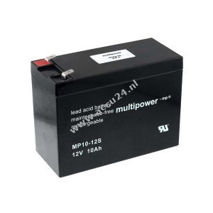 Loodbatterij (multipower) MP10-12S