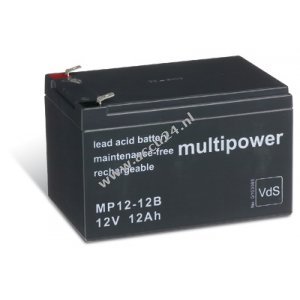 Loodbatterij (multipower ) MP12-12B Vds