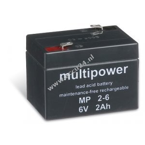Loodbatterij (multipower) MP2-6
